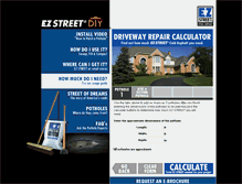 Tablet Screenshot of calc.ezstreetdiy.com